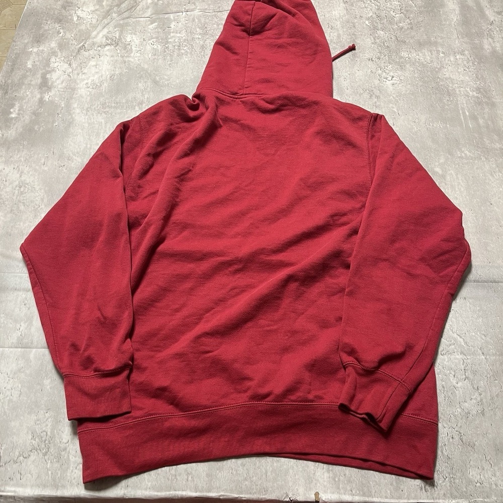 MV Sport Alabama Hoodie Crimson Tide School Seal Men Large Red Organic Cotton - Picture 7 of 9